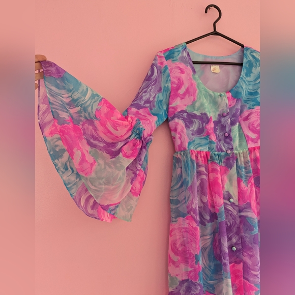 70s Moon mist Duster - Picture 3 of 3